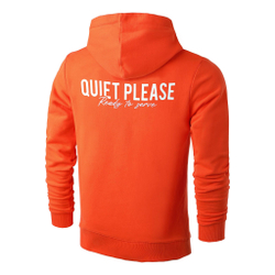 Мужская кофта теннисная Quiet Please Ready To Serve Hoody Men - Orange