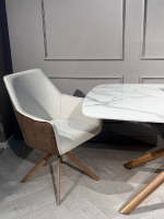 Стул обеденный Ist Casa Хьюго, бежевый, коричневый