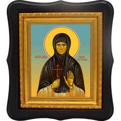 Анна Ефремова преподобномученица послушница. Икона на холсте.