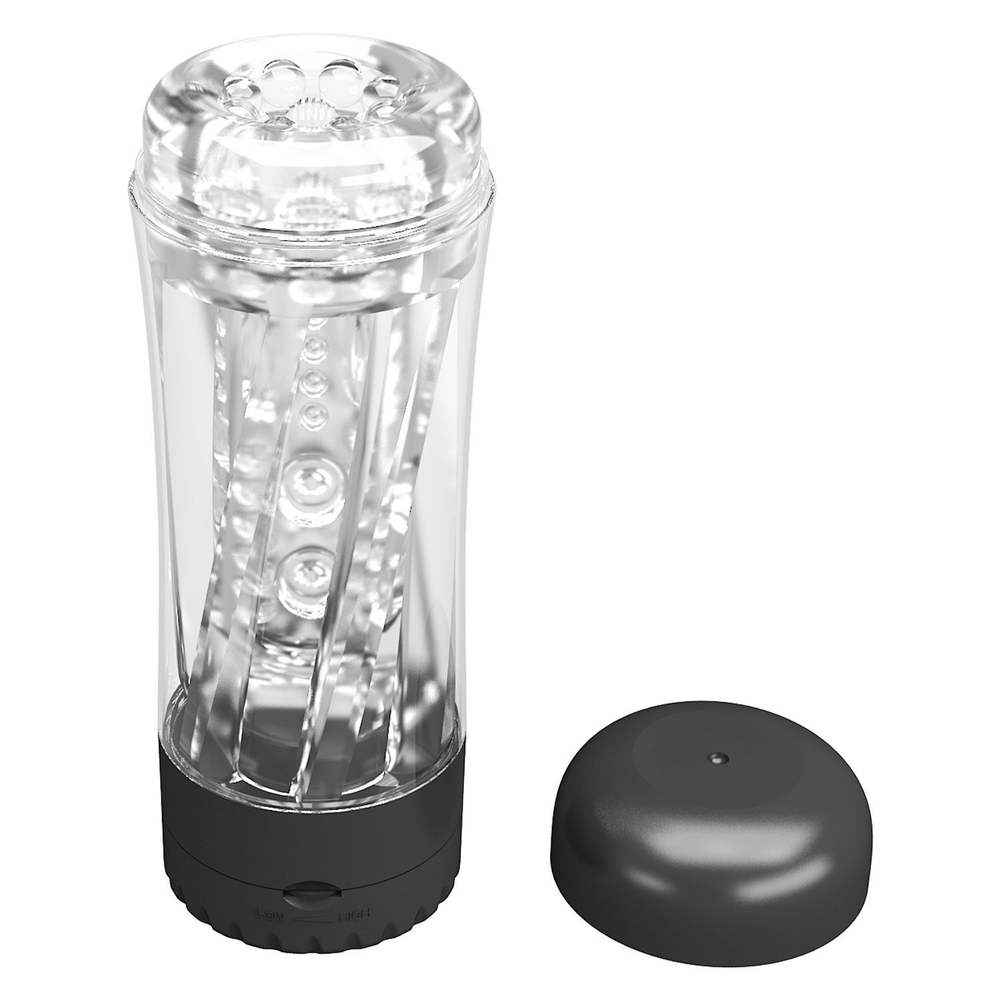 Мастурбатор Baile Pretty Love Tamara, вибрация, 19 см, прозрачный