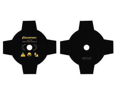 Нож CHAMPION для триммера 4-х зубчатый d=250*20mm (тип А)   C5119