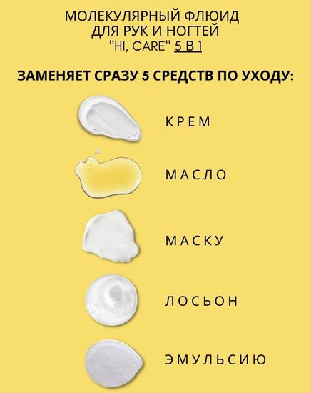 Молекулярный флюид для рук "Hi, Care" Восстанавливающий 150 мл. (с распылителем) Gel-off