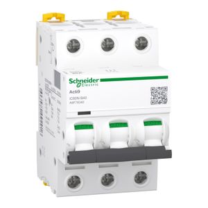 SE Acti 9 iC60N Автоматический выключатель 3P 40A (B), Schneider Electric, , A9F78340