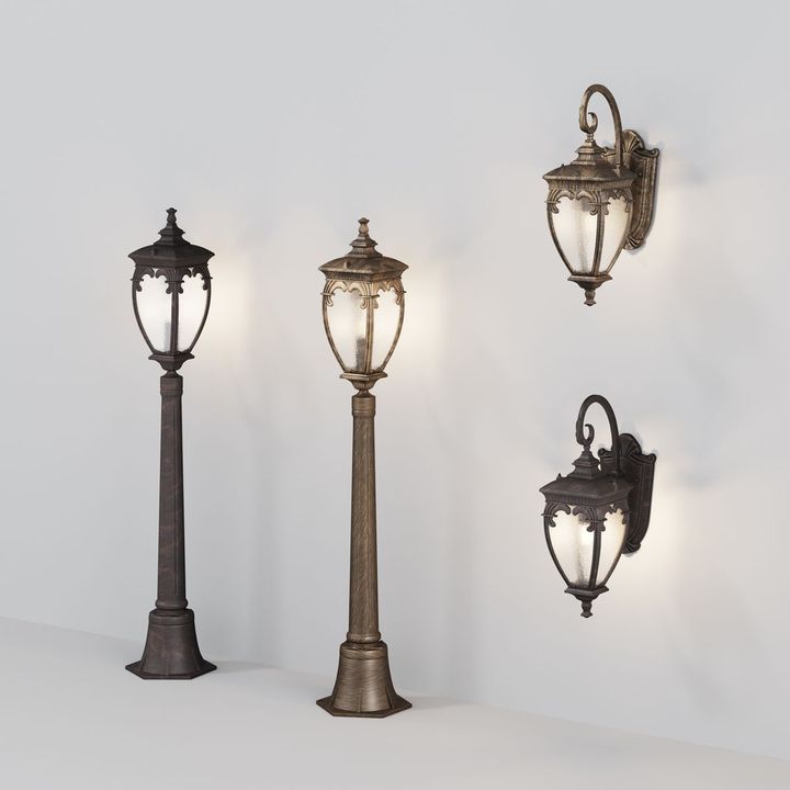 Уличный светильник Maytoni Fleur O414FL-01BZ1