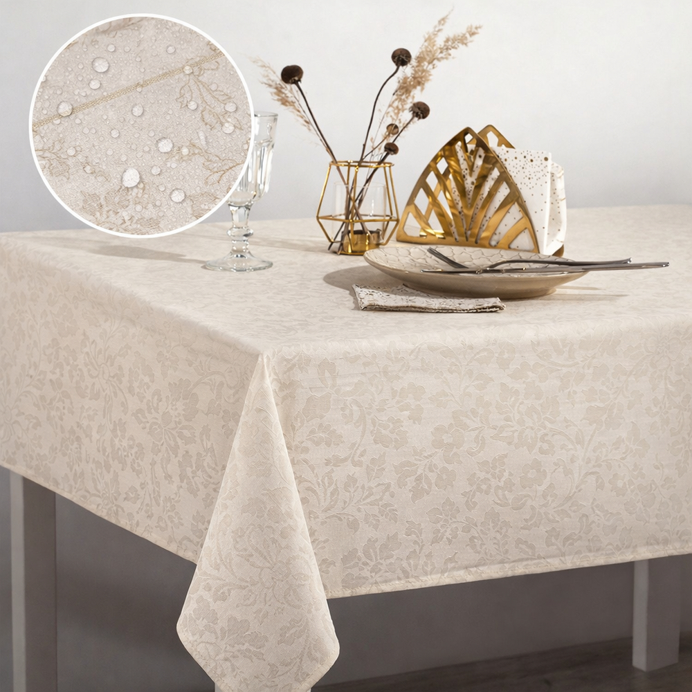 Скатерть тканевая водоотталкивающая 150*220 см