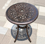 Кофейный комплект из литого алюминия Charlie 2, античная бронза