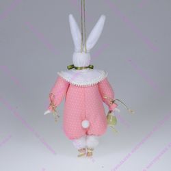 Ёлочная игрушка Зайка с аксессуаром