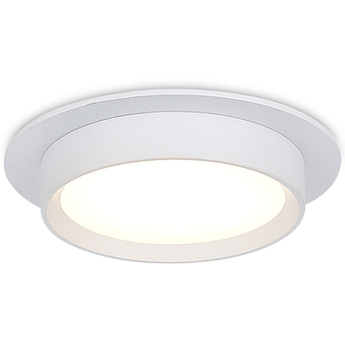 Светильник встраиваемый, GX53, D110xH45мм, IP20, белый, без лампы