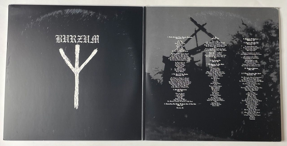 Винтажная виниловая пластинка LP Burzum Aske (UK 2013)