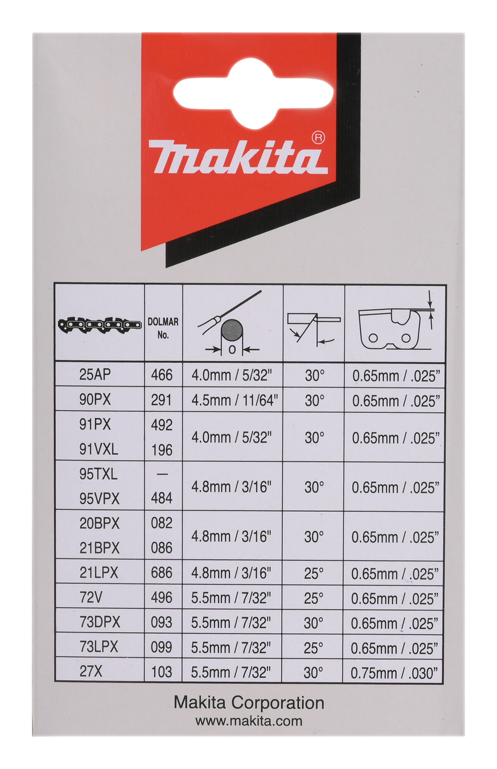 Цепь 35 см 91PX 191H11-5