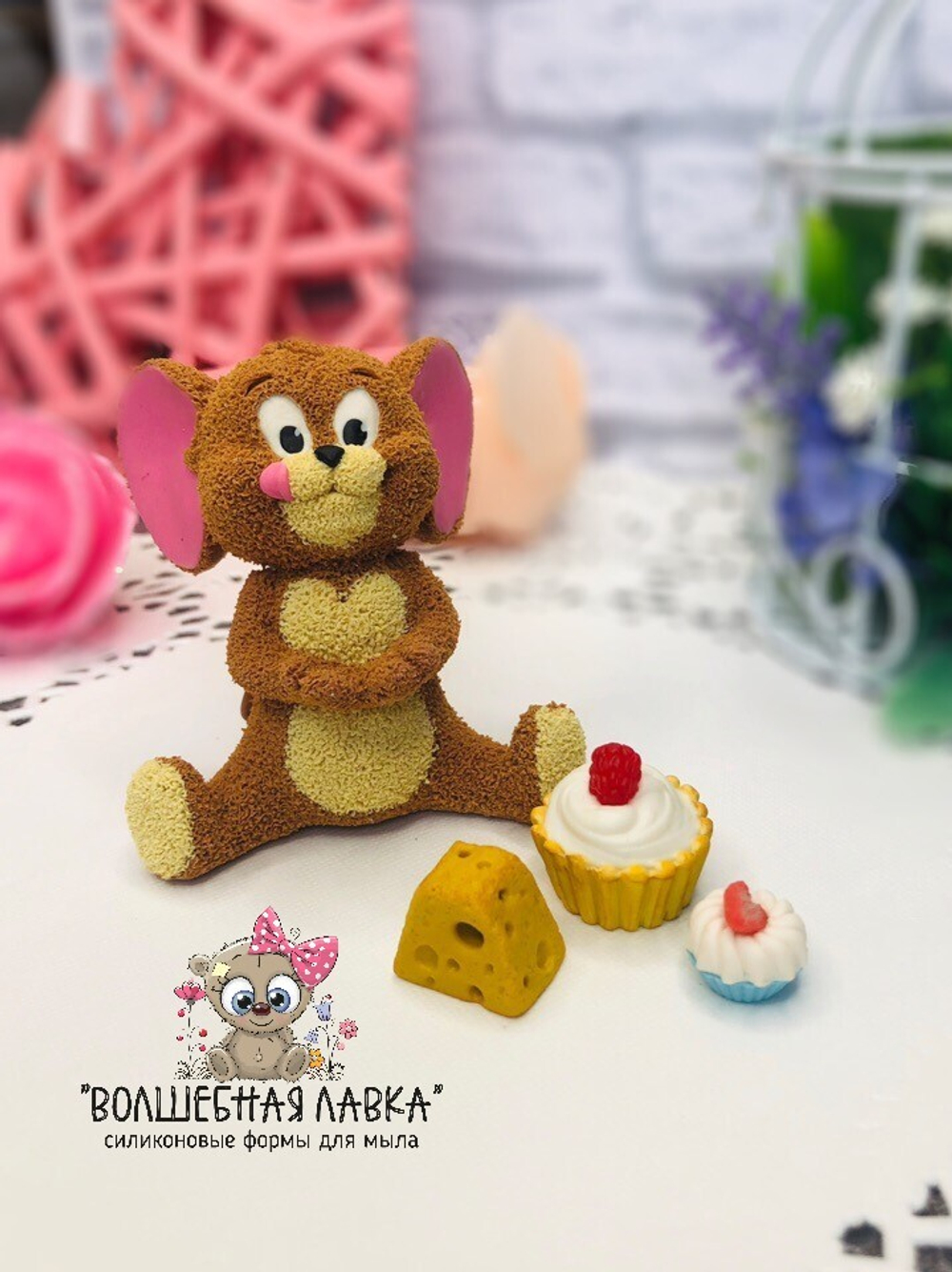 Силиконовая форма Мышка Джерри