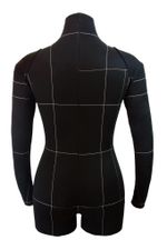 Комплект ручек к мягкому манекену Моника, черные, размер 42-44, тип фигуры Песочные часы