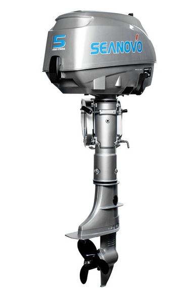 Лодочный мотор SEANOVO SNF5HL 5 л.с. четырехтактный (с баком 12л)