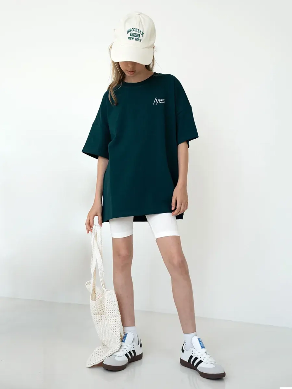 Летний костюм для девочки с велосипедками