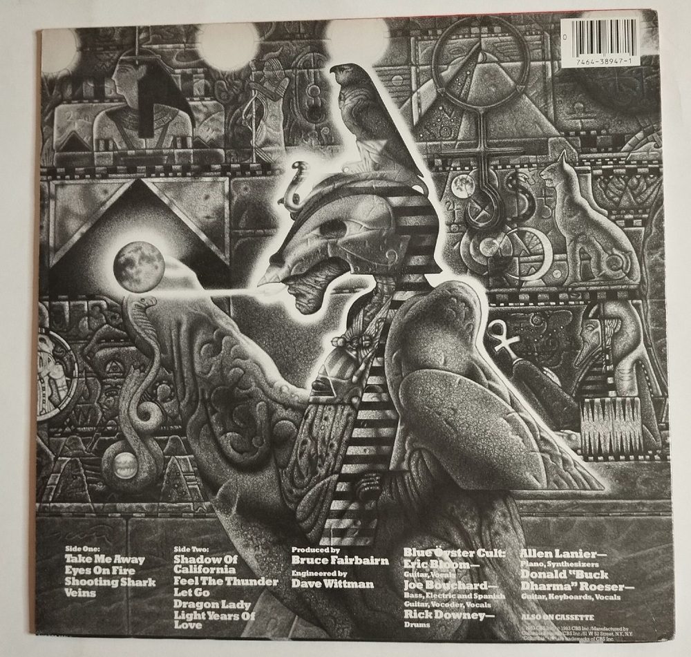 Винтажная виниловая пластинка LP Blue Oyster Cult The Revolution By Night (USA 1983)