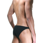 Черные хлопковые слипы (Размер: XL) (Цвет: черный)