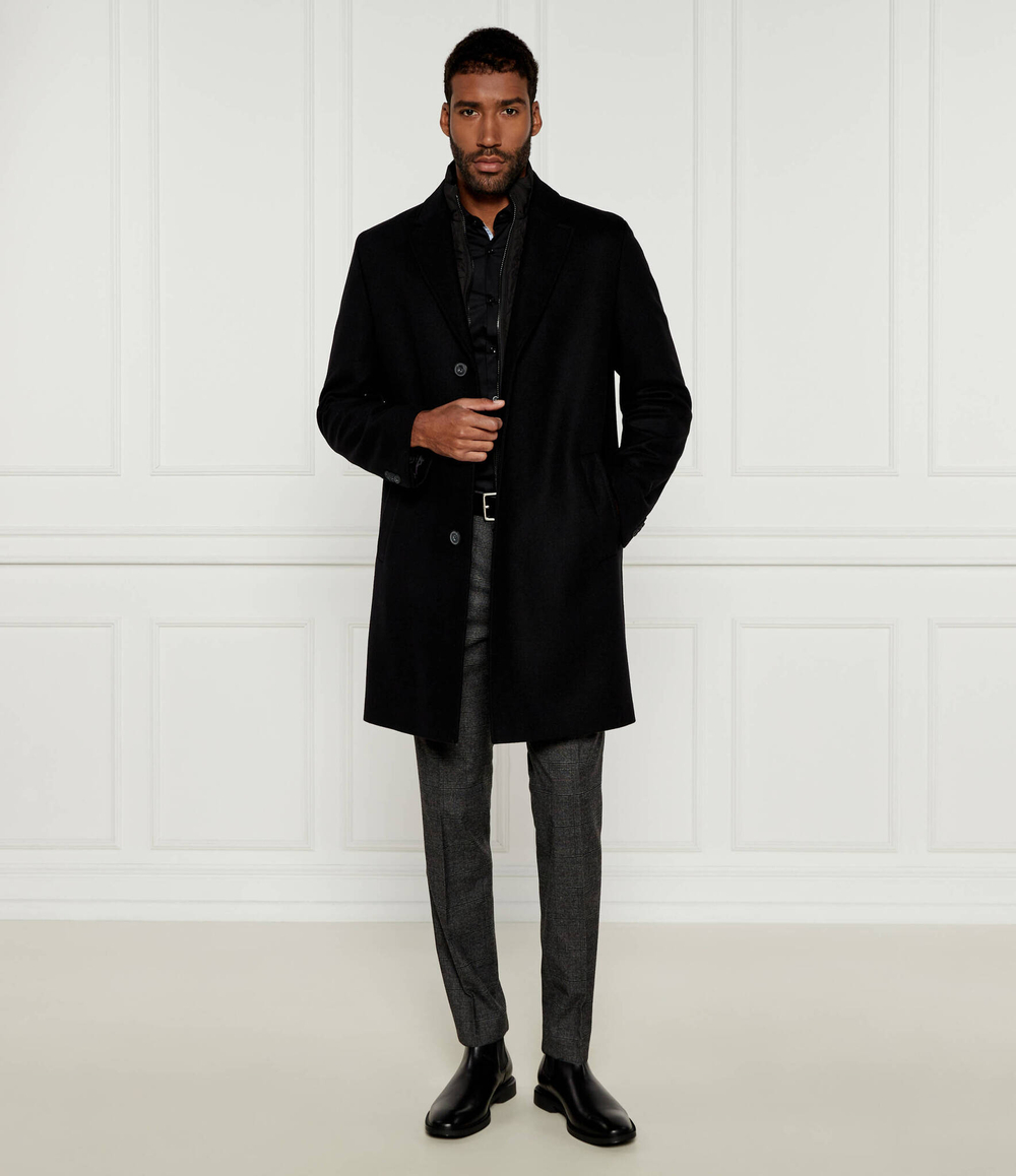 Шерстяное пальто Milogan2441 HUGO - черный(50528836)