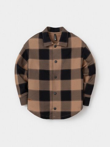 рубашка  для мальчика  КР 302538/коричневый 1038 Н015 к584