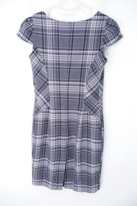 Платье Oodji в клетку 44 размер