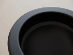 Унитаз подвесной Ceramica Nova UP CN4007MB безободковый, с крышкой микролифт, слив-торнадо, черный матовый