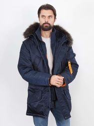 Куртка мужская зимняя Apolloget Everest (т.синий/оранжевый - r.blue/orange)