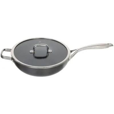 Сковорода «ENERGY» 3,7л, стеклянная крышка, 28*8,5см