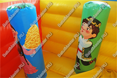 Коммерческий надувной батут "Традиции Татарстана"