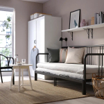 Каркас дивана - IKEA FYRESDAL, 200х80 см, черный, ФИРЕСДАЛЬ ИКЕА