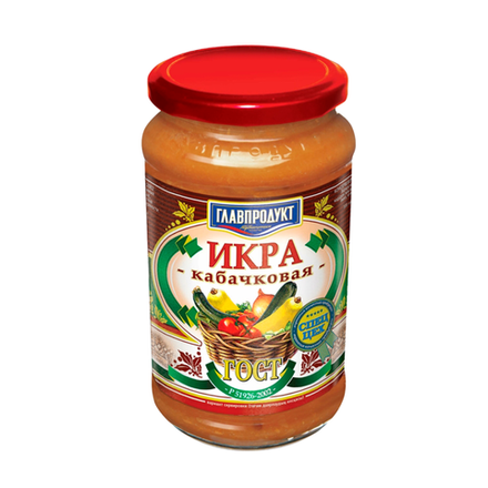 Икра из кабачков Главпродукт 460 гр