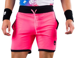 Мужские теннисные шорты Hydrogen Tech Shorts Man - fluo fuchsia 2
