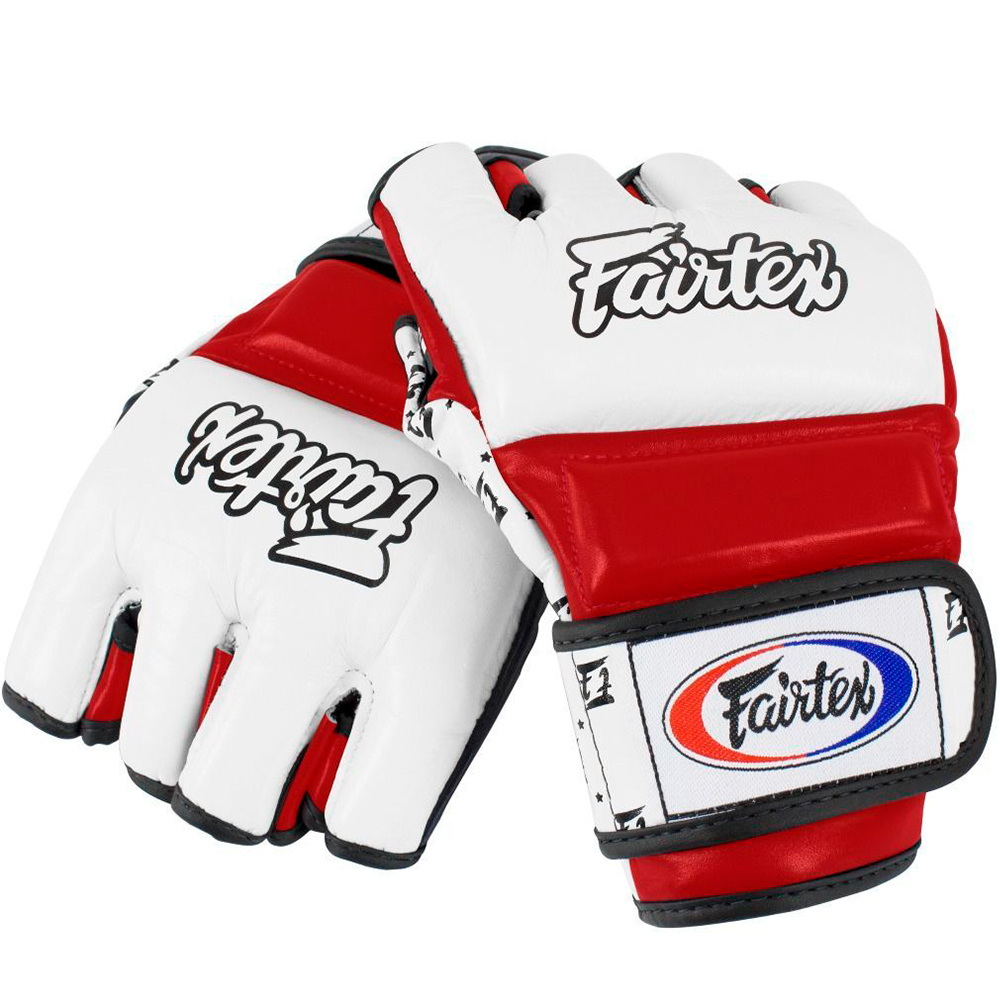 Перчатки MMA Fairtex FGV17 Red/White