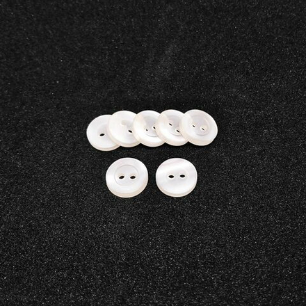 Т38 декор пришив.элемент, 10мм, цв.молочный