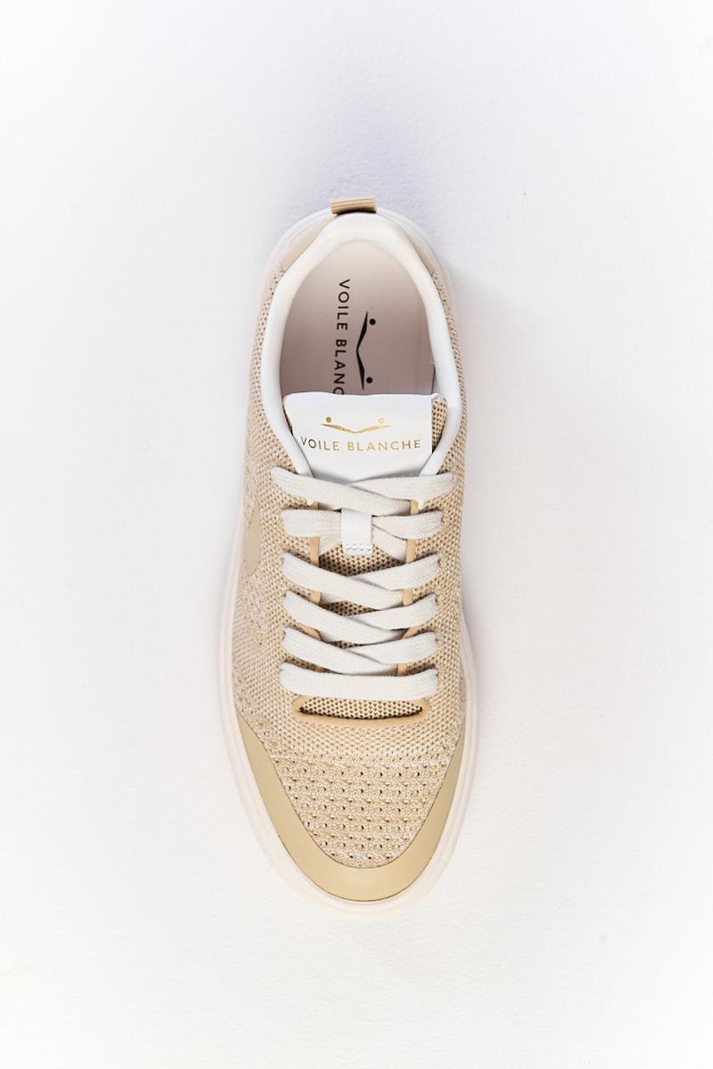 Кеды жен. Voile Blanche Gemini knit бежевые