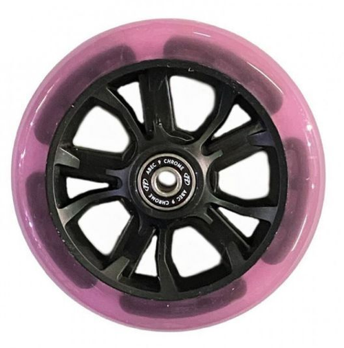 Колесо Comfort 125 R dark pink ABEC - 9, LED-подсветка (10013160/100722/3343088, Китай)
