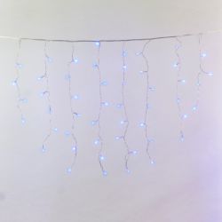 ULD-B3010-200-DTA BLUE IP20 Бахрома светодиодная с контроллером. 200 светодиодов. 3 м. синий. IP20. провод прозрачный