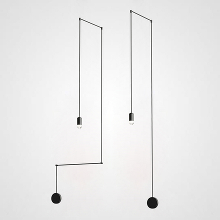 Подвесной светильник VIA Wireflow polyhedral 0347 Free-Form pendant lamp