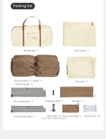 Палатка Naturehike Ango Air Pro, 3-местная, быстросборная, надувной каркас, коричневая, артикул CNK2550WS017-3BRC
