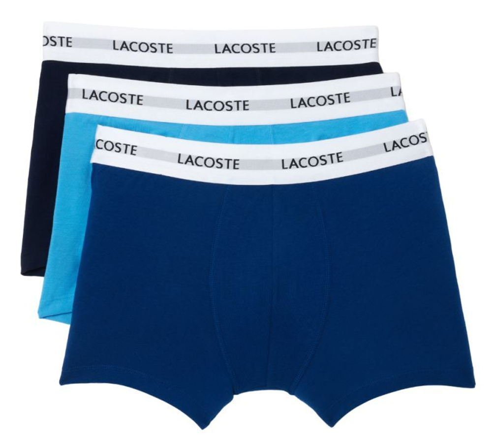 Боксерки теннисные Lacoste Stretch Cotton Short Boxers 3P