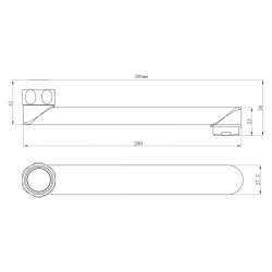 Излив 200мм LM9470C