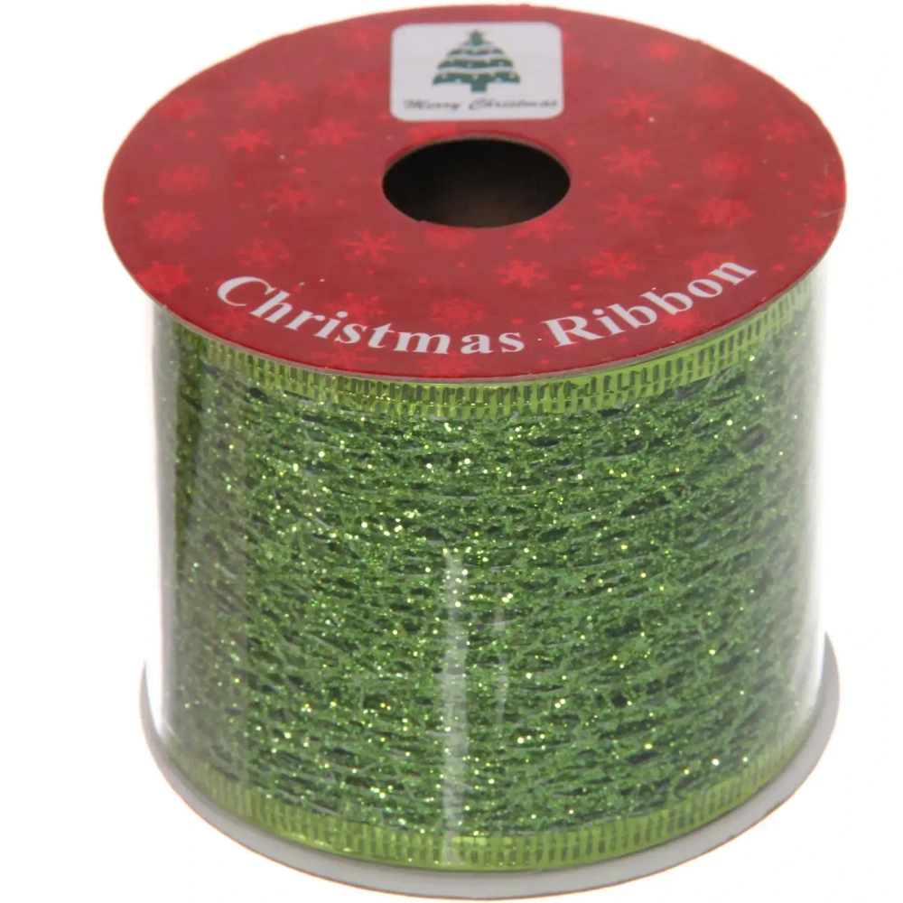 Лента для декорирования «Сказка» 6,3 см, 2,7 м, Салатовый