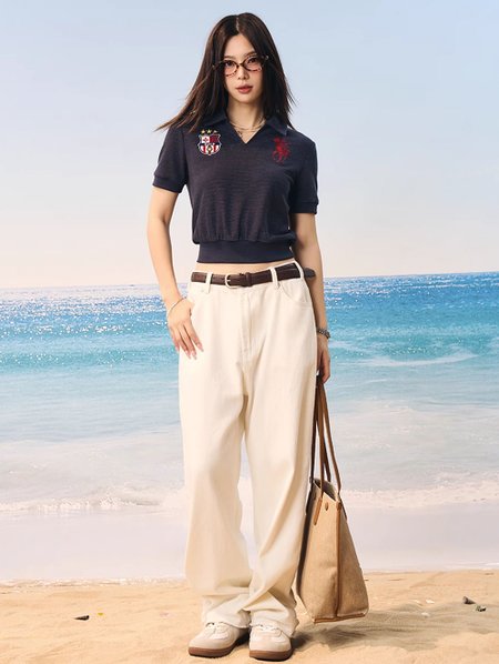 Женская рубашка-поло HARSHandCRUEL WMNS Crop Polo Shirt