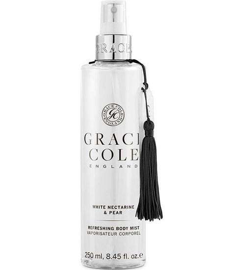Белый нектарин и груша спрей для тела, Grace Cole