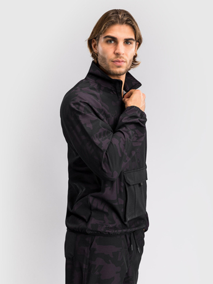 Худи Venum Trooper Black/Deep Purple