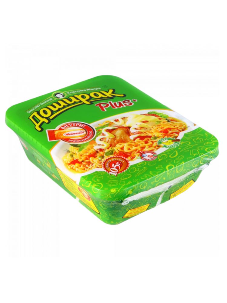 Лапша Доширак Плюс со вкусом курицы 105 г x 4 шт
