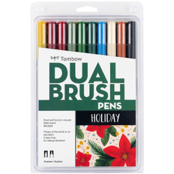 Набор Tombow AB-T Dual Brush 10 Holiday Palette