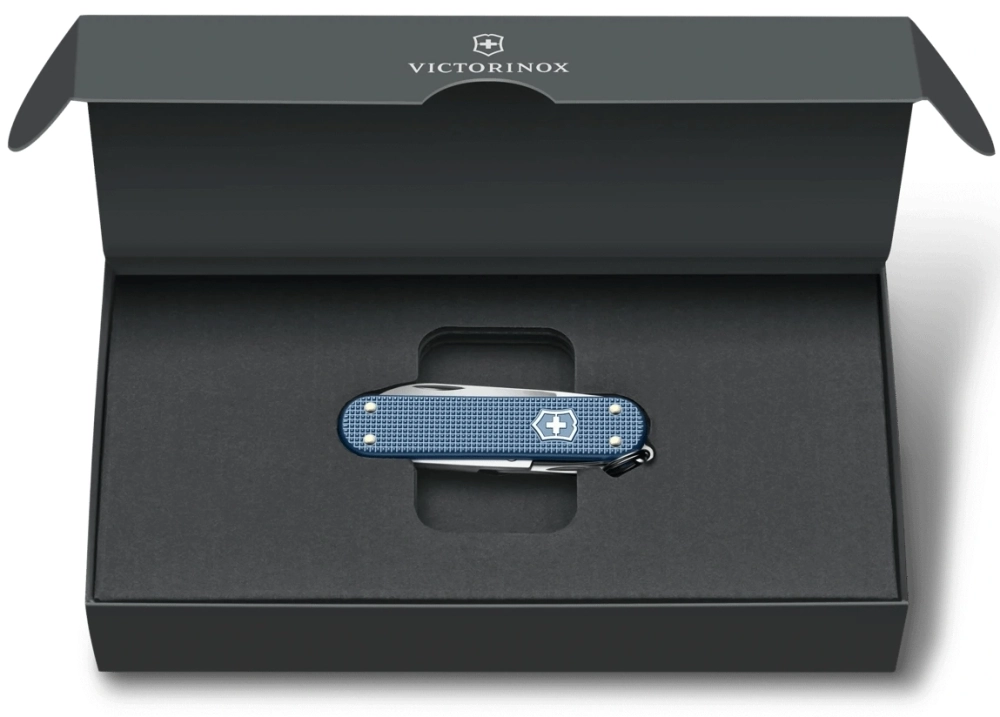 Нож перочинный Victorinox Classic SD Alox LE26, 58 мм, 5 функций, синий, подарочная к