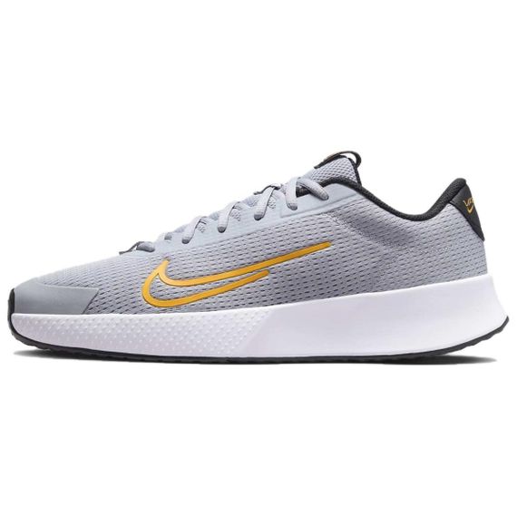 NIKE Court Vapor Кроссовки для тенниса Низкие Серо-желтые Мужские