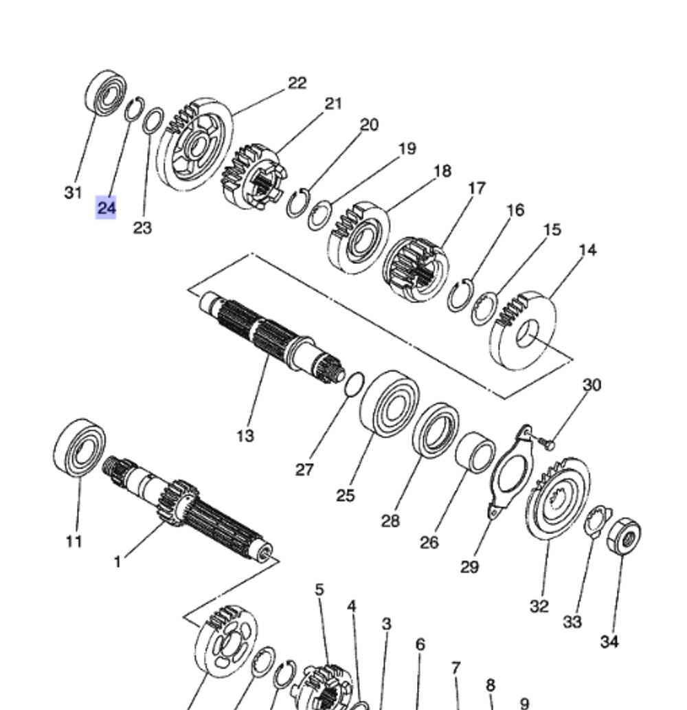Фиксатор Yamaha 990092040000