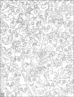 Цифровое панно ID Wall Раскраска "Веселые щенки"