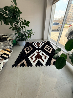 Покрывало меховое ковер из шкуры овчины